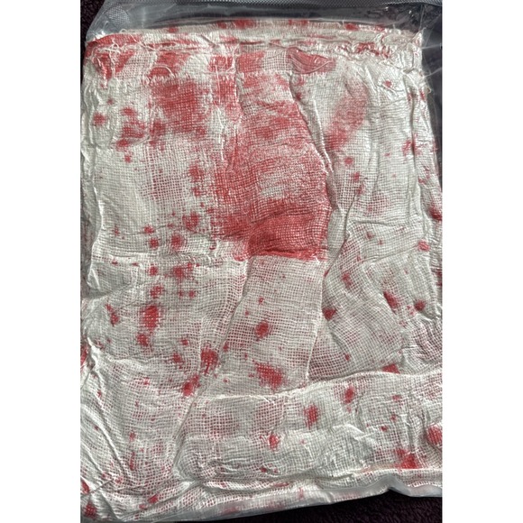 Does not apply Other - Halloween Creepy Cloth Gauze Decor Cheesecloth Haunted House Scary Bloody 2 Pk